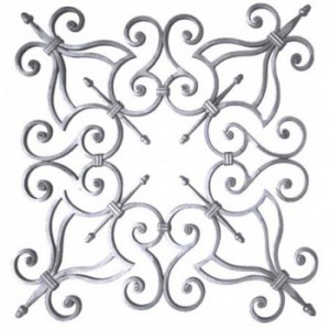 Panneau décoratif -  550x550mm -  diagonale 770mm -  carré de 14x8mm