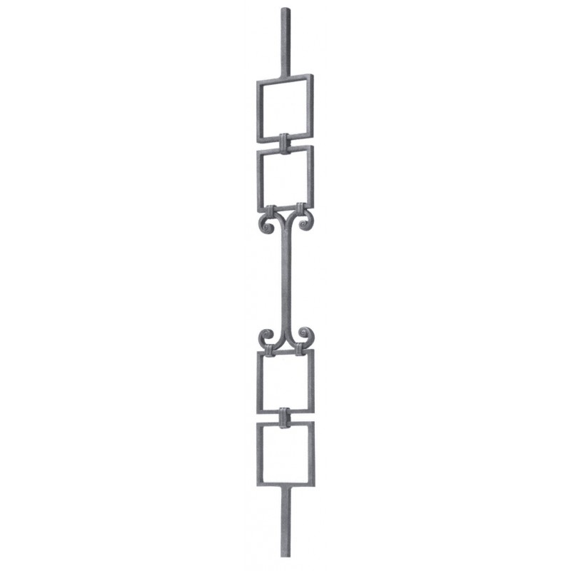 Panneau décoratif -  115x1000mm -  carré de 14mm -  2 Motifs