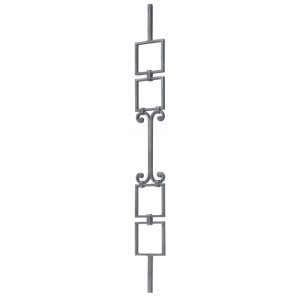 Panneau décoratif -  115x1000mm -  carré de 14mm -  2 Motifs