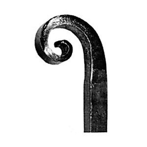 Ornement de portails carré de 35 -  L130xH300