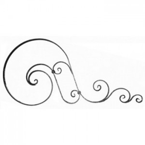 Frise de portail H:560 L:1200 en 30x8