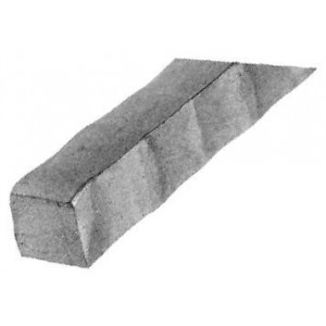 Carré martelé 4 faces carré de 12 L:3m