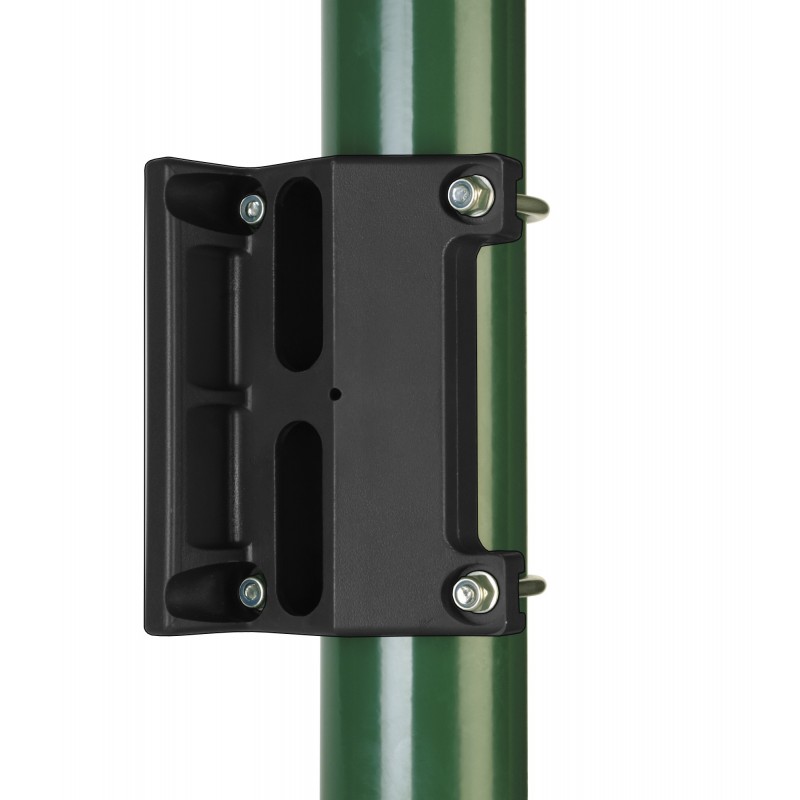 Gâche en nylon noire pour tube rond ø60mm - Locinox