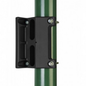 Gâche en nylon noire pour tube rond ø60mm - Locinox