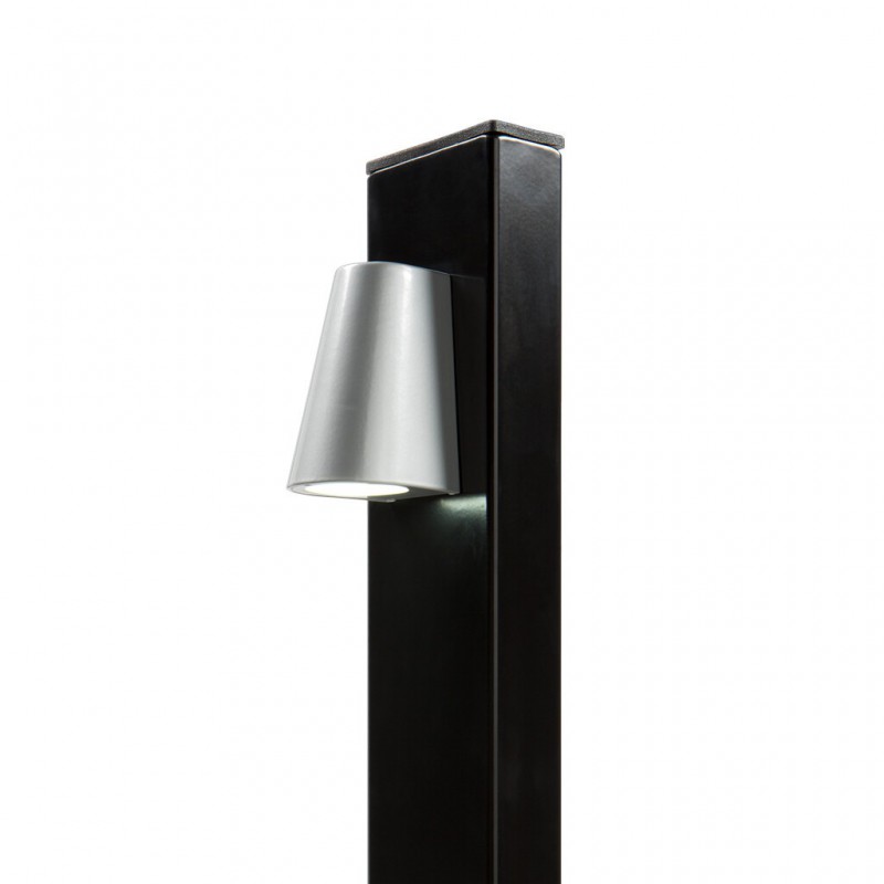 Lampe LED design pour poteau en RAL 9005