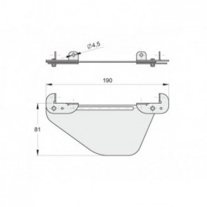 Carter de protection et de renfort pour système portail pliant FAC Bi-folding