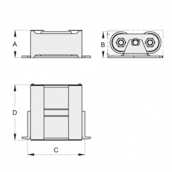 Chariot au Sol  autoportant Série GARDIAN mod 100