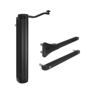 Ferme-portail hydraulique Locinox puissant et polyvalent - pour portail jusqu'à 150Kg - noir