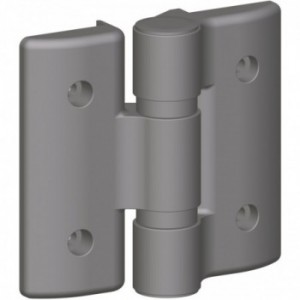 Paumelle à visser de 140mm sur roulements pour système portail pliant