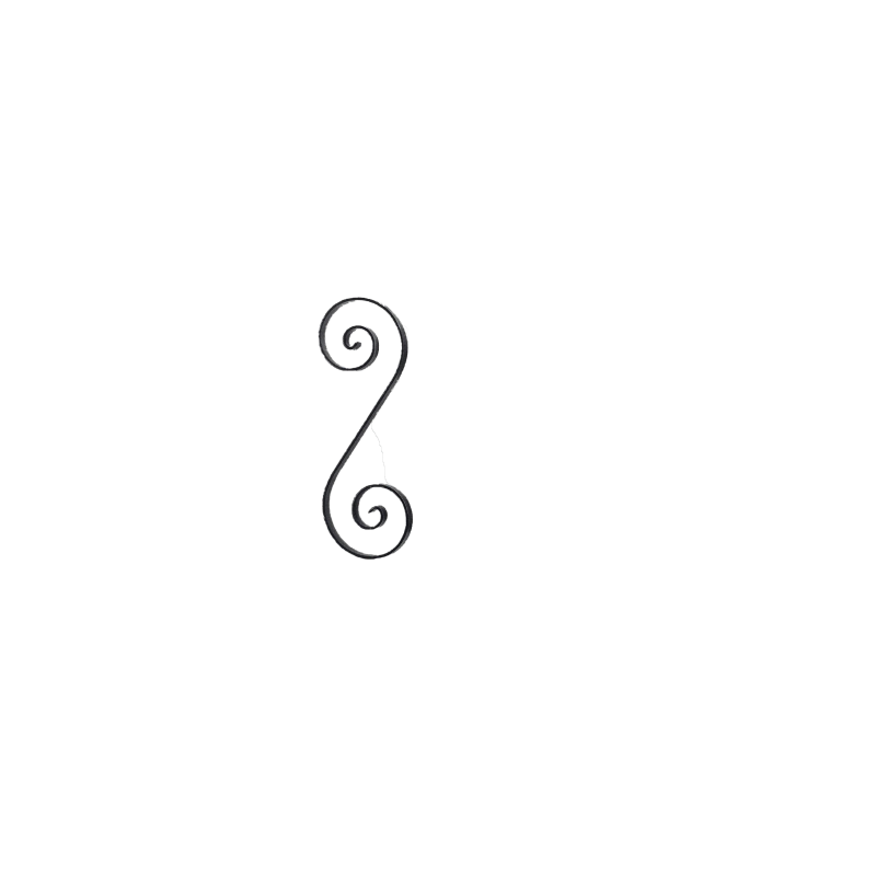 Volute en'S' symétrique - 14x6 - 270 x 120