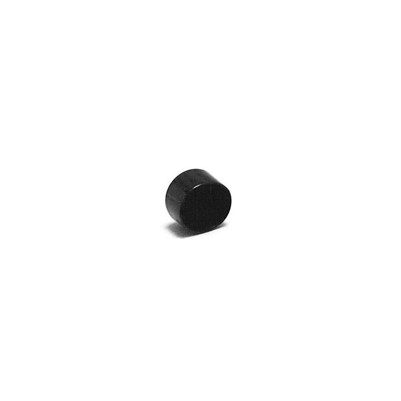 Embout Bouchon plastique NOIR enveloppant pour tube rond