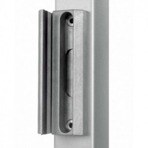 Gâche standard Locinox pour porte battante - verte - pour tube de 80 à 100mm (Jusqu'à rupture de stock)
