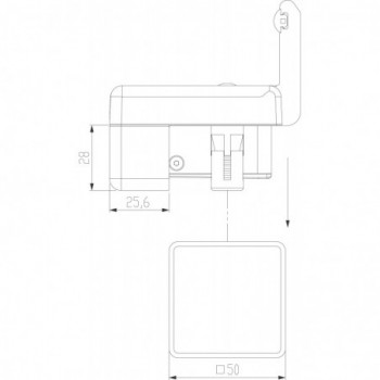 Gâches type SE EMIS - SE RUPT - profil 50mm et plus