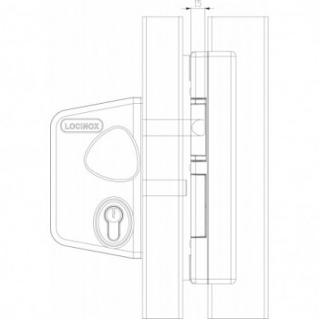 Gâches type SE EMIS - SE RUPT - profil 50mm et plus