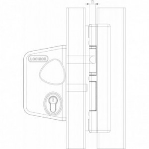 Gâches type SE EMIS - SE RUPT - profil 50mm et plus