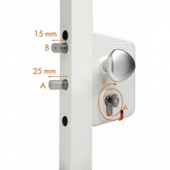 Serrures type LEKQ U4 - profil 40 50 60mm