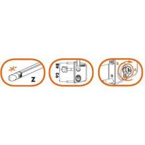 Serrures type LSKZ U2 - profil 60mm