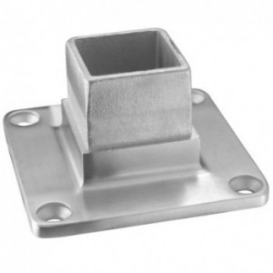 Support mural pour tube carré