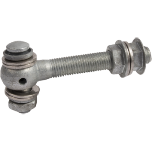 Set - boulon à oeil en acier galvanisé à chaud - Locinox