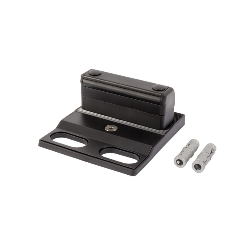 Butée de sol Locinox à visser réglable et robuste - pour verrou de diamètre maximal ø20mm