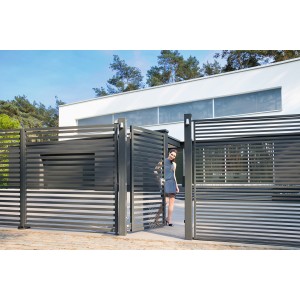 Charnière Locinox porte porte métallique - réglage 3 dimensions - acier galvanisé