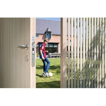 Serrure à encastrer (coffre 77mm) 85mm mini bois