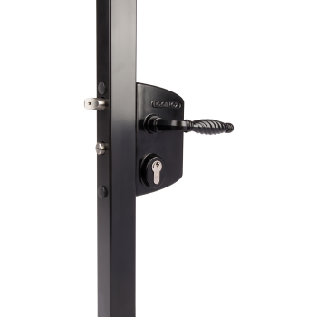 Serrure argent   profil 80 90 100 entr.60mm