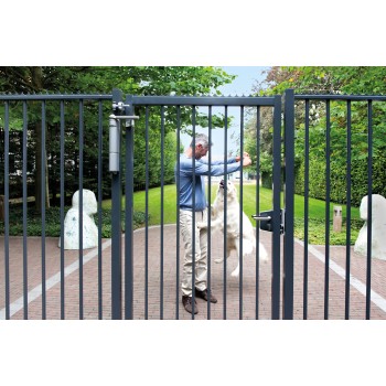 Gâche 'sécurité' en aluminium brut 40mm minimum | acier + aluminium