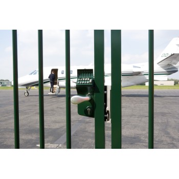 Gâche 'sécurité' noire 40mm minimum | acier + aluminium