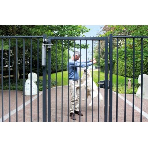 Gâche 'sécurité' blanche 40mm minimum | acier + aluminium