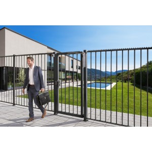 Gâche 'sécurité' RAL7016 40mm minimum | acier + aluminium