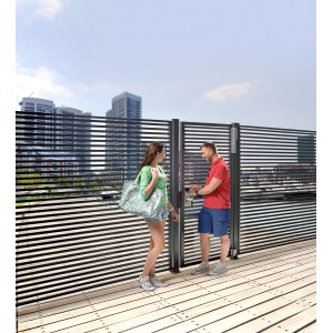 Charnière avec ferme-porte réglable intégré Locinox - pour portes de 150KG max - argenté