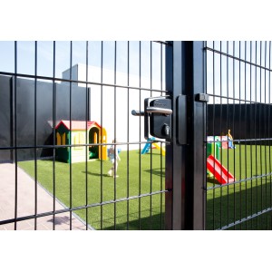 SERRURE INDUSTRIELLE - Serrure type industriel de haute qualité pour profils carrés de 30 à 50mm en 6009 avec 3006M - Paire