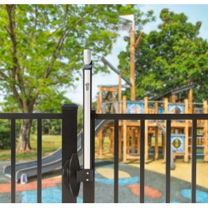 GUARDIMA - Serrure magnétique de sécurité enfant, pour piscines et parcs, Montage déporté