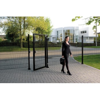 Charnière 180° quadridimensionnel pour portails portes et portillons - M20 - Tige filetée 150mm - galvanisé - Locinox