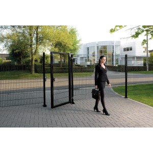 Charnière 180° quadridimensionnel pour portails portes et portillons - M20 - Tige filetée 150mm - galvanisé - Locinox