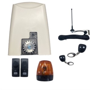 Kit moteur coulissant 230V   400W   Carte intégrée C651FC   fins de course mécaniques   400kg jusqu'à épuisement du stock