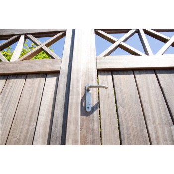 Plaque de propreté pour serrure à encastrer Locinox - argentée (vendu à l'unité)