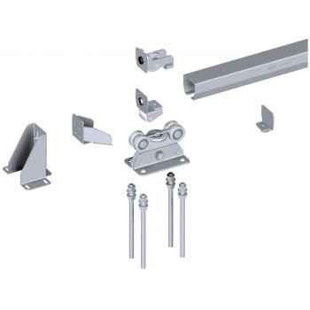 Chariot pour portail autoportant pour les rails de série P75 FAC - double réglage - acier galvanisé - 1x pièce