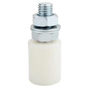 Olive de guidage cylindrique pour portail coulissant - Rouleau Nylon Ø40mm - Hauteur 40mm - M16