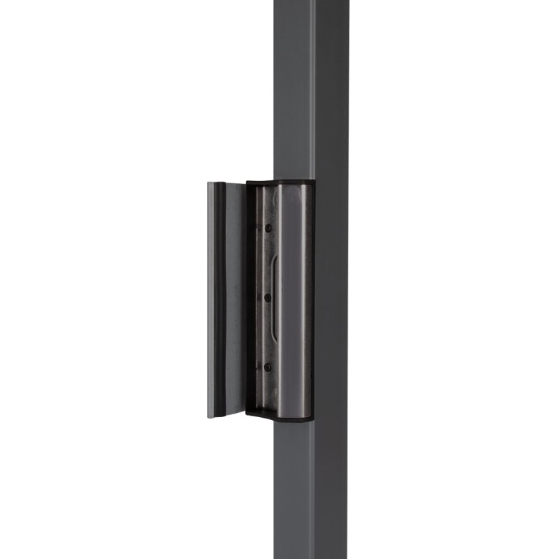 Gâche pour serrure Locinox - Gris anthracite RAL 7016 - pour tube à partir de 40mm