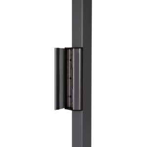 Gâche pour serrure Locinox - Gris anthracite RAL 7016 - pour tube à partir de 40mm