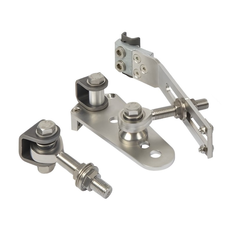 EXCENTRO - Charnière Locinox à 180° pour portails et portillons installés en pente