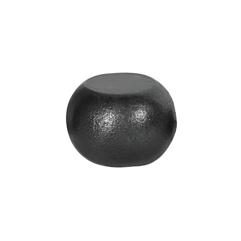 Boule écrasée diamètre 45mm - hauteur 28mm - acier brut