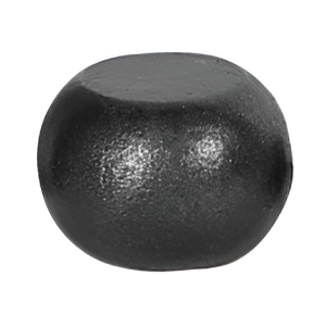 Boule écrasée diamètre 45mm - hauteur 28mm - acier brut