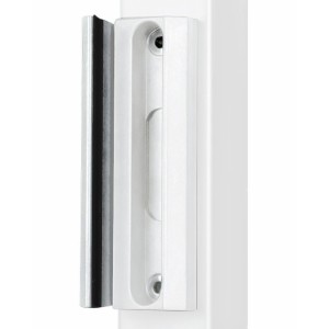 Gâche pour serrures industrielles Locinox - blanche - pour profil de 60 à 80mm