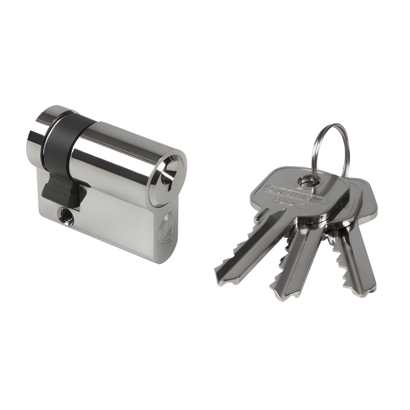 Demi cylindre européen 37mm de long avec 3 clés Locinox