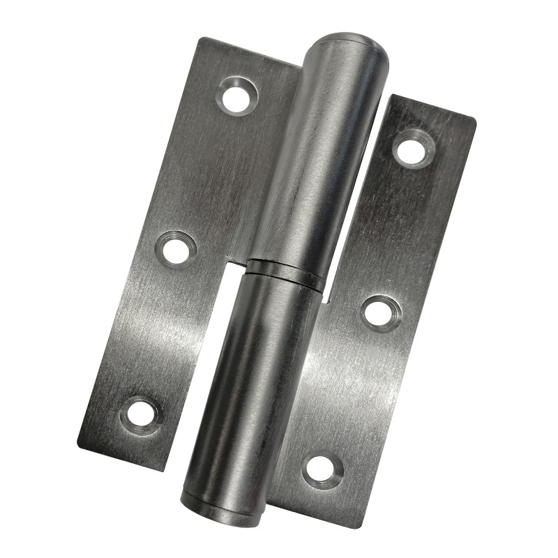 Paumelle à visser poussante pour porte et portillon KIDDYLOCK - sans ressort - inox 304 - droite