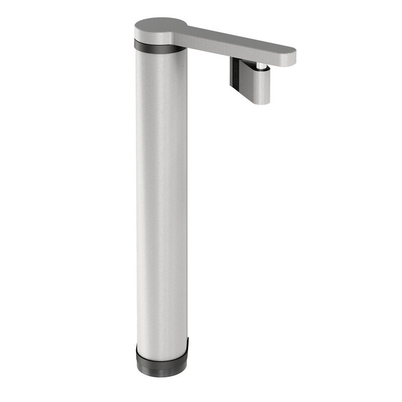 Ferme-porte VENUS Locinox pour piétons - Motorisé - Pour portails battants - Bras compact - argentée