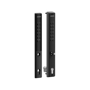 Clavier électronique VERA Locinox noir double face pour serrures encastrées 50 mm
